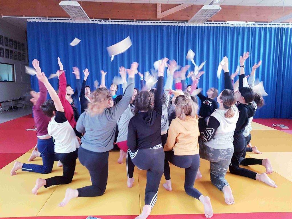 Les 4e du collège Georges Gironde (Segré-en-Anjou Bleu)
